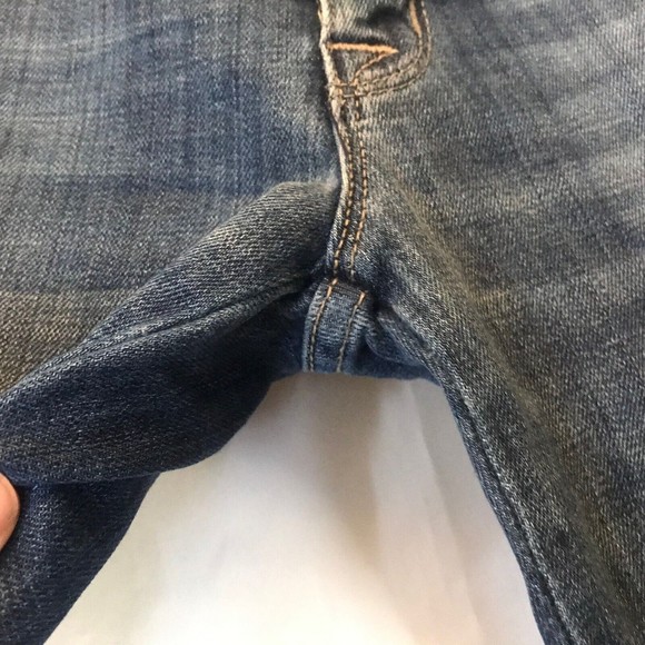 Hudson Jude Slouch Skinny Studded Side Seam Jeans Distressed in Rebelion Size 25 - Picture 10 of 16